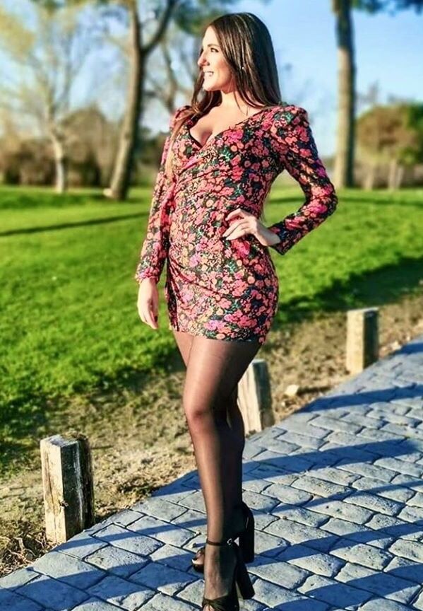 sexy european Natalia in tights pantyhose nylon legs