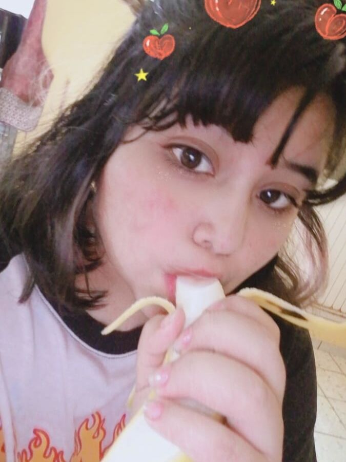 Mädchen lieben Bananen