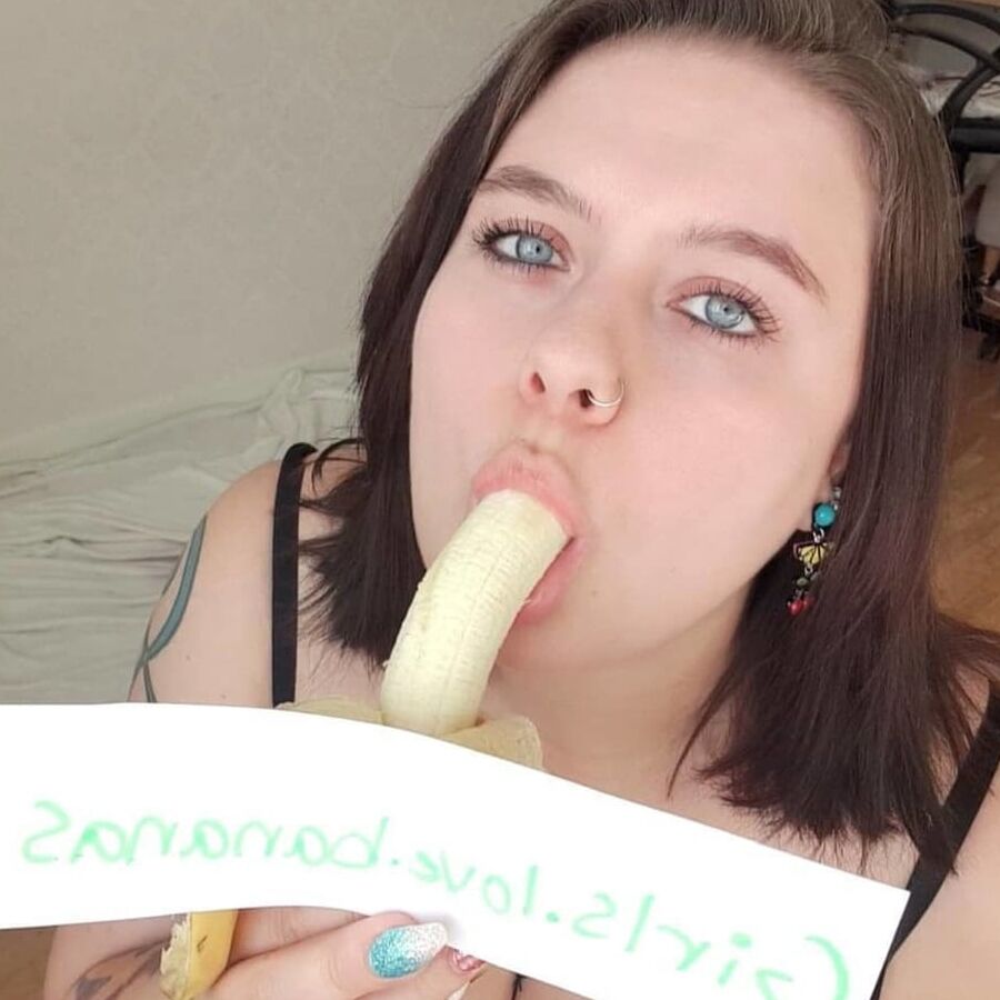 Mädchen lieben Bananen