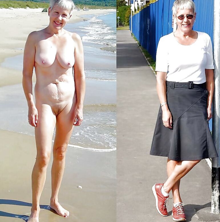 dressed undressed mature amateurs