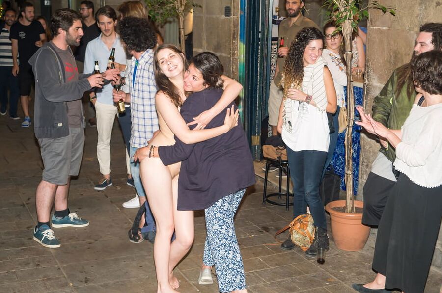 Naked in Barcelona