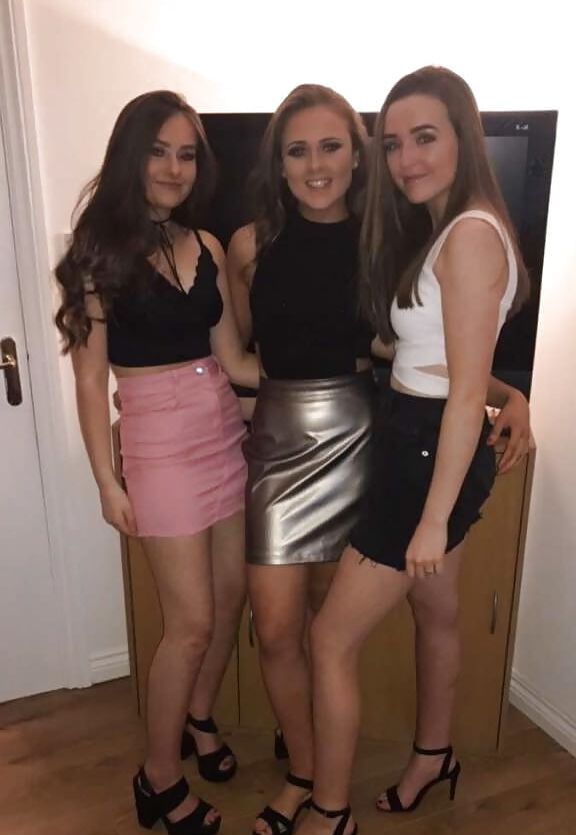 Metallic Coloured Leather Skirts - by Redbull