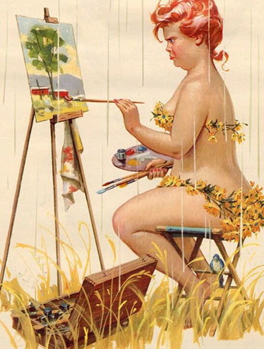 Plus-Size Pin-Up Hilda