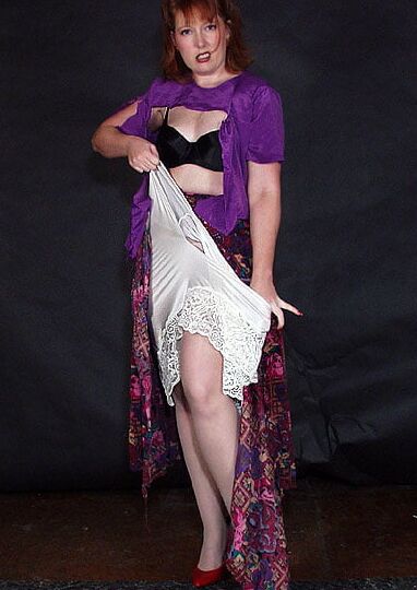 Lady Ripping her Clothes