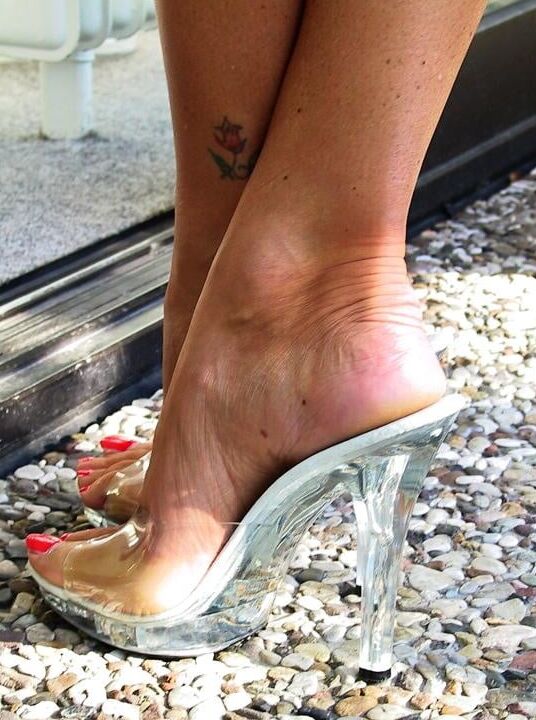 Mature in glass slippers