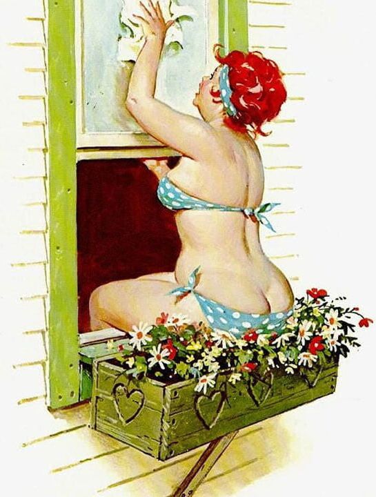 Plus-Size Pin-Up Hilda