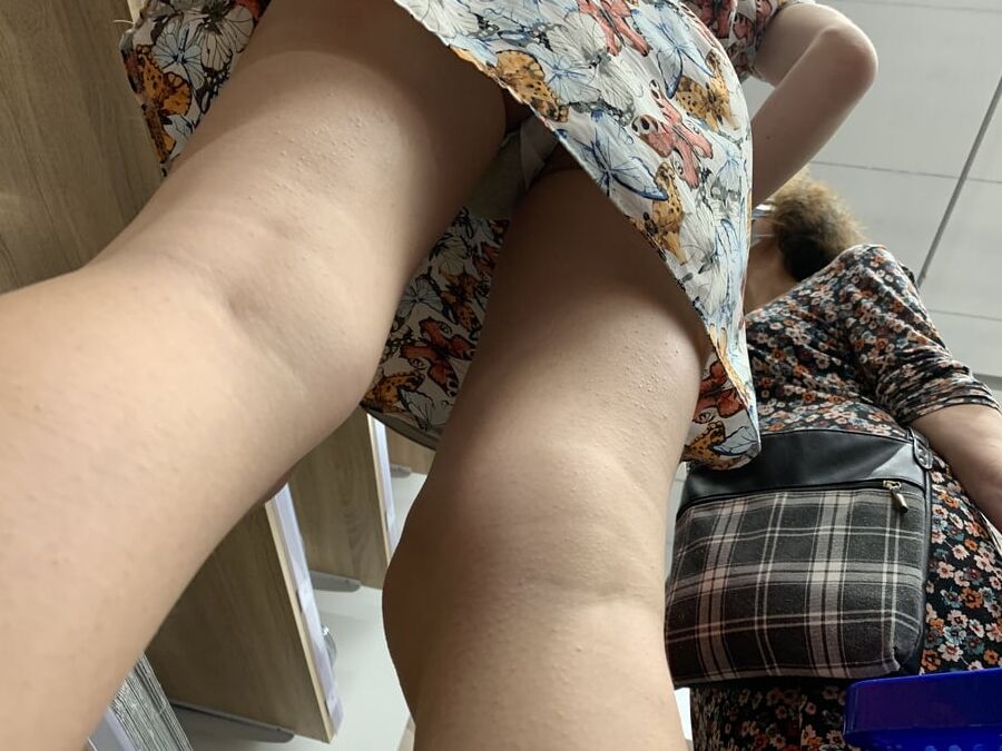 Mmm upskirt in mall