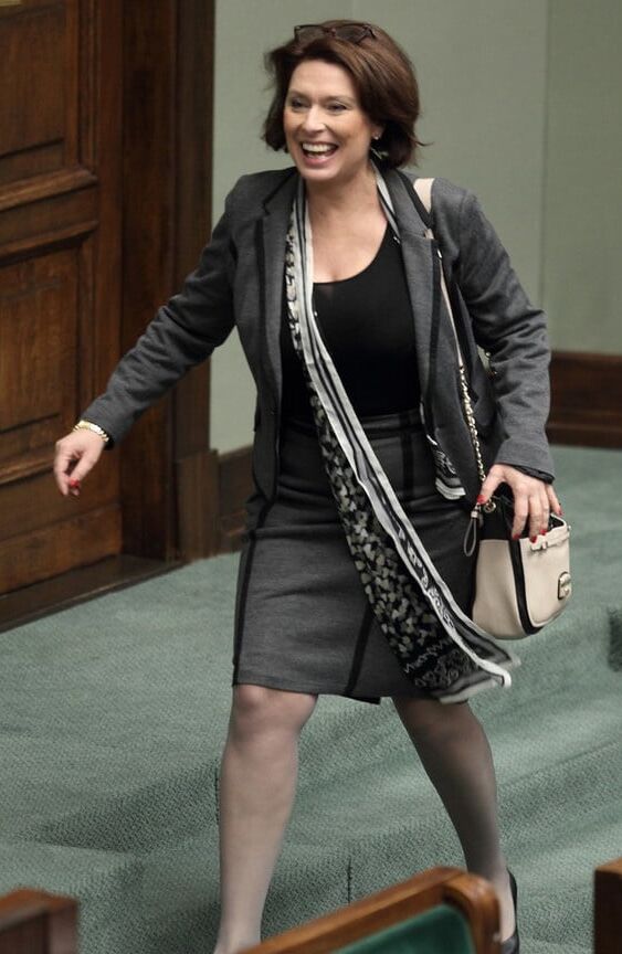 Politics pantyhose uniform high heels stockings nylon SEXY