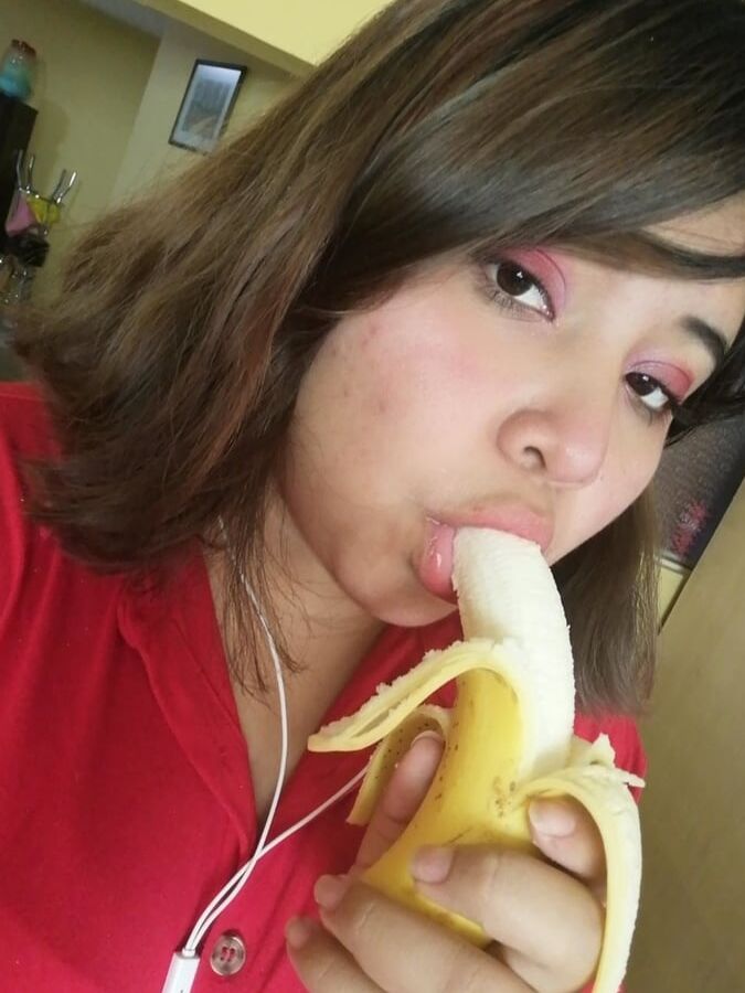 Mädchen lieben Bananen
