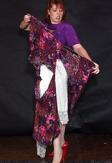 Lady Ripping her Clothes