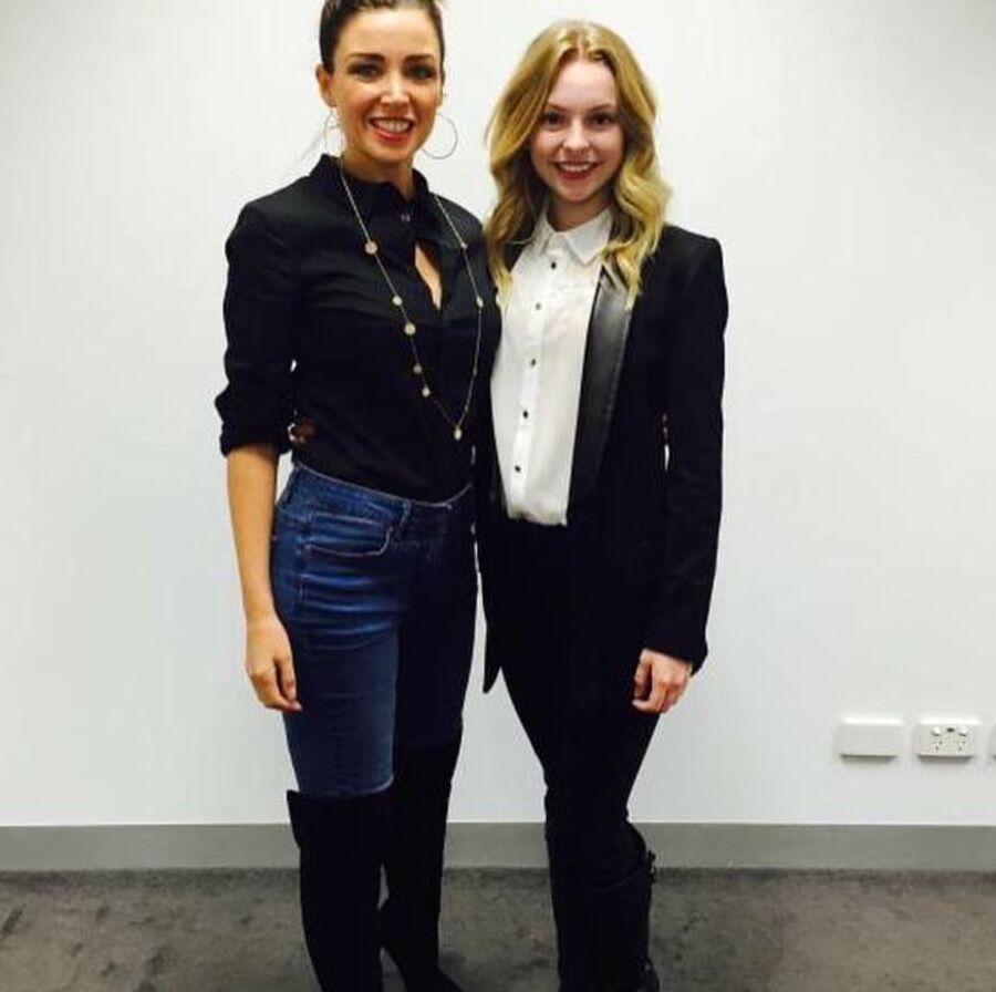 Female Celebrity Boots &amp; Leather - Dannii Minogue