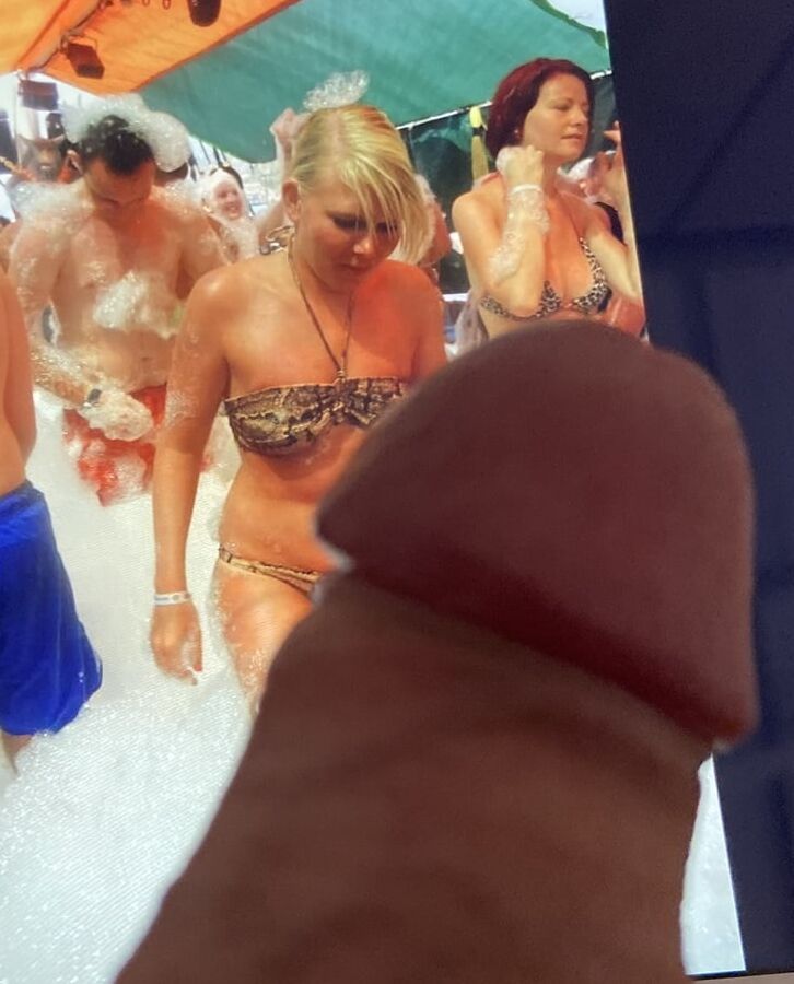 Pulled my cock out for BlondeFuckDoll
