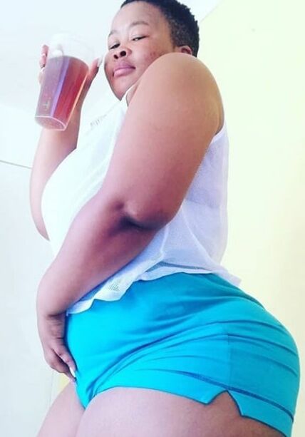 Huge booty wide hip butter face bbw african pear Azah
