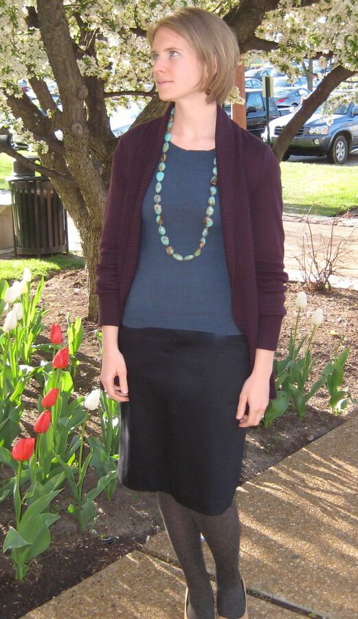 USA Fashionista Wife in Tights