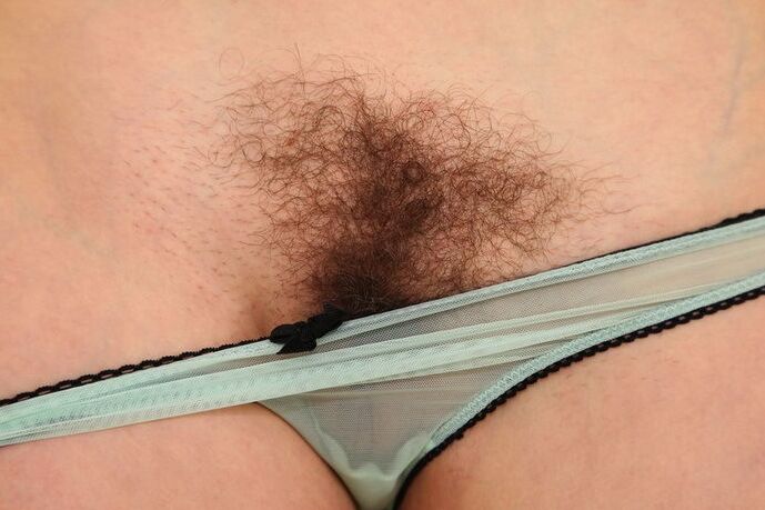 Gina with big bush pussy