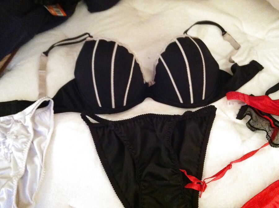 My wife&;s bras and things like that