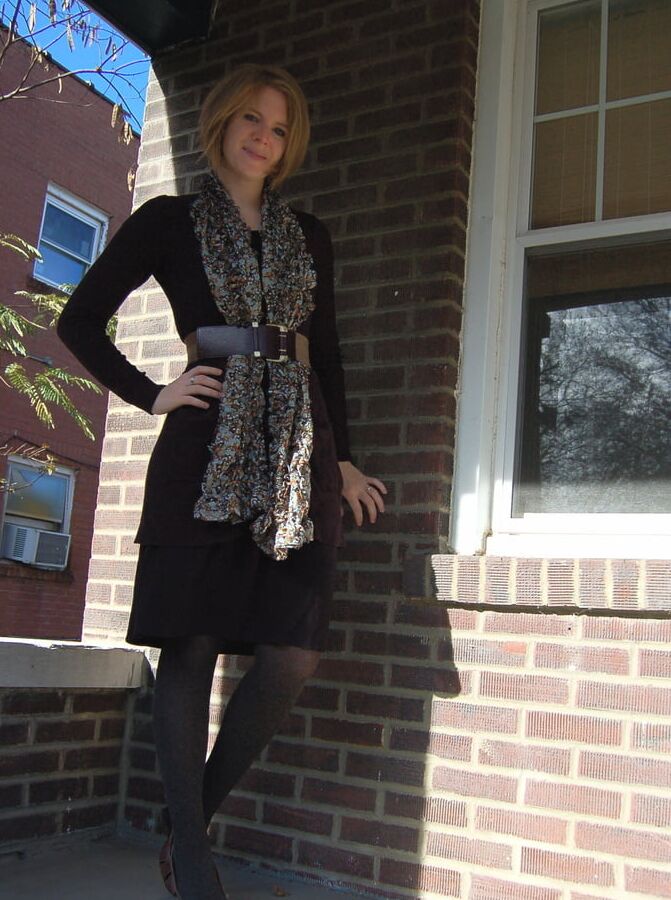 USA Fashionista Wife in Tights