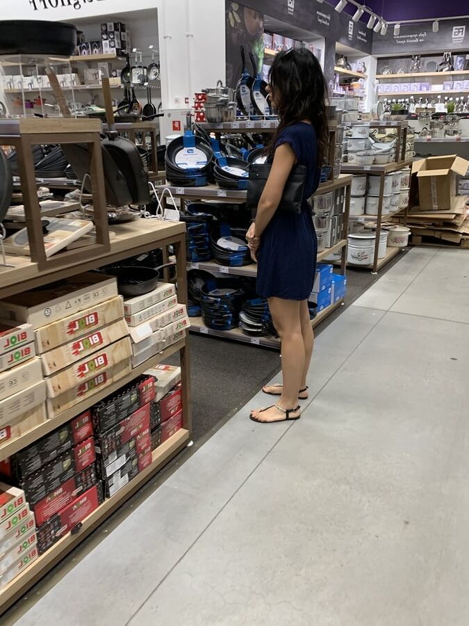 Upskrt blue dress