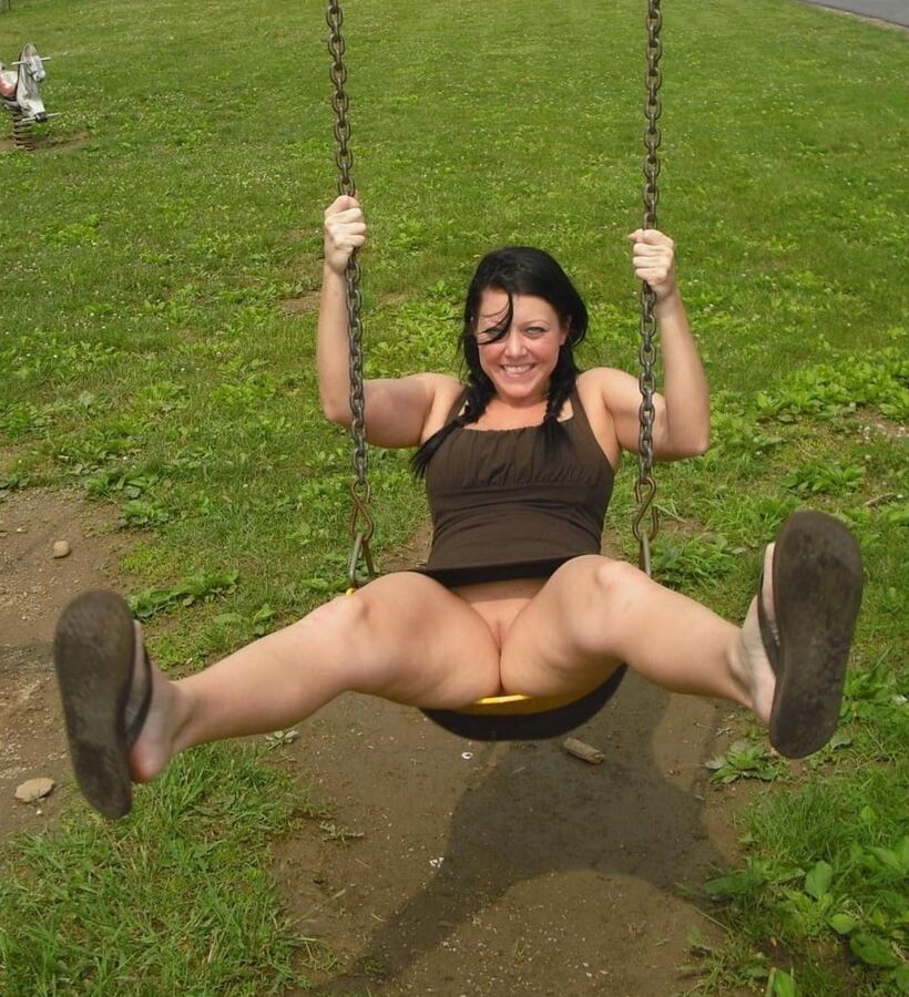 look no panties!