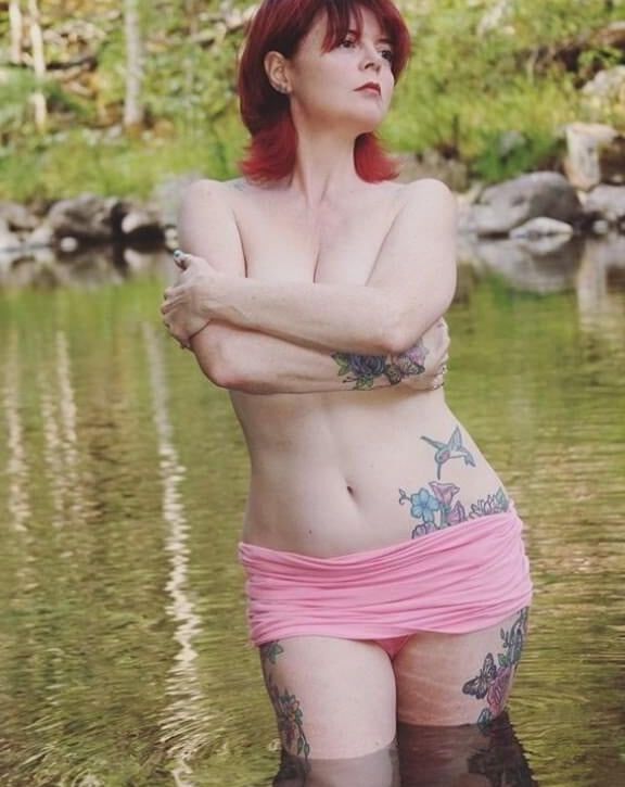 Red hair and tattoos