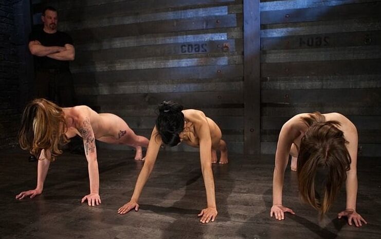 Young ladies in bdsm training