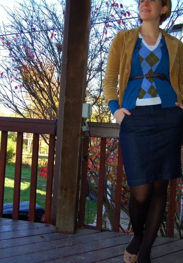 USA Fashionista Wife in Tights