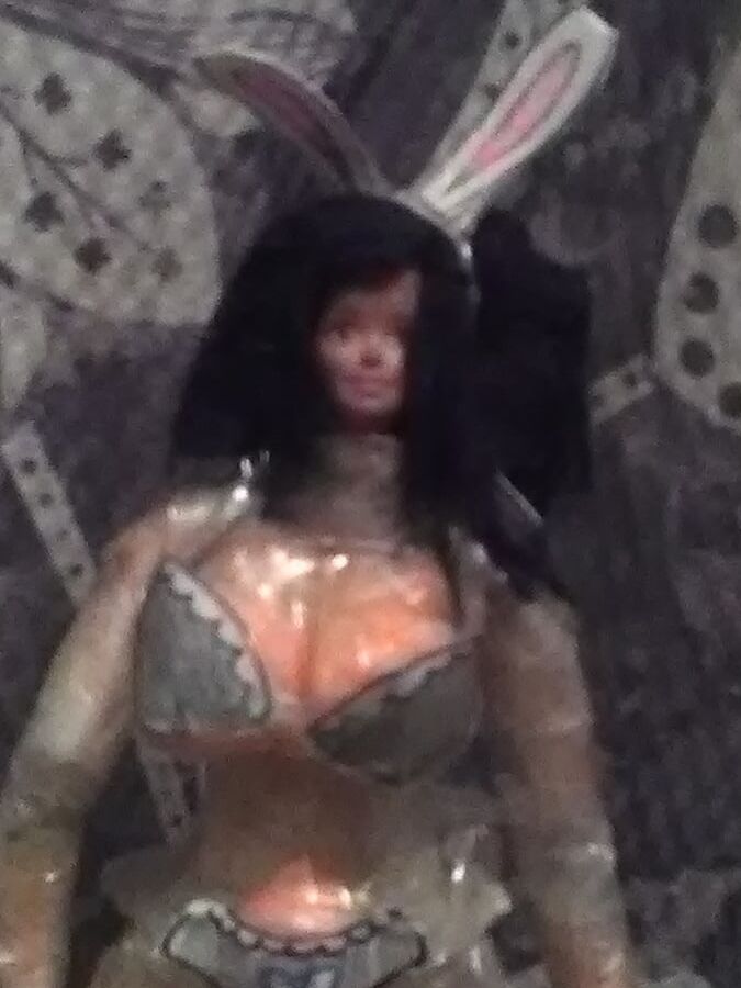 Happy Easters (Mini Barbie figure sex doll)