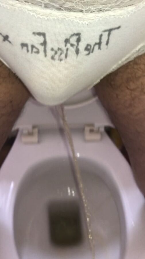 I peed in the loo like a good boy ...