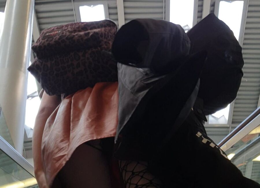Upskirt and ass