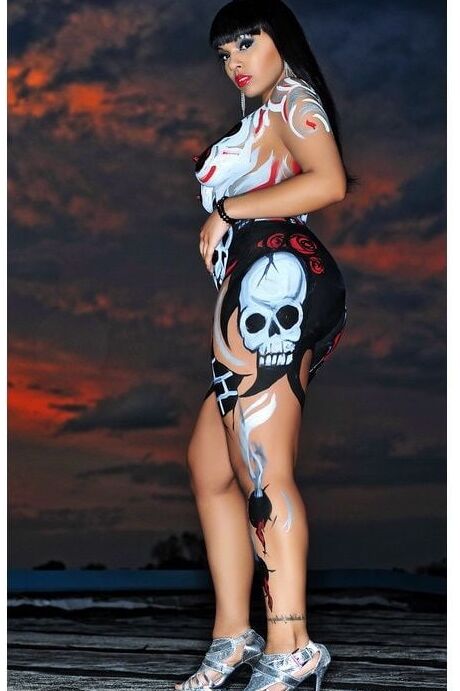Greatest Body Paints Sexy Women models