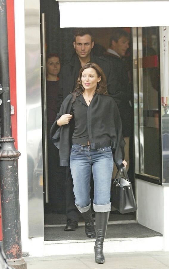 Female Celebrity Boots &amp; Leather - Dannii Minogue