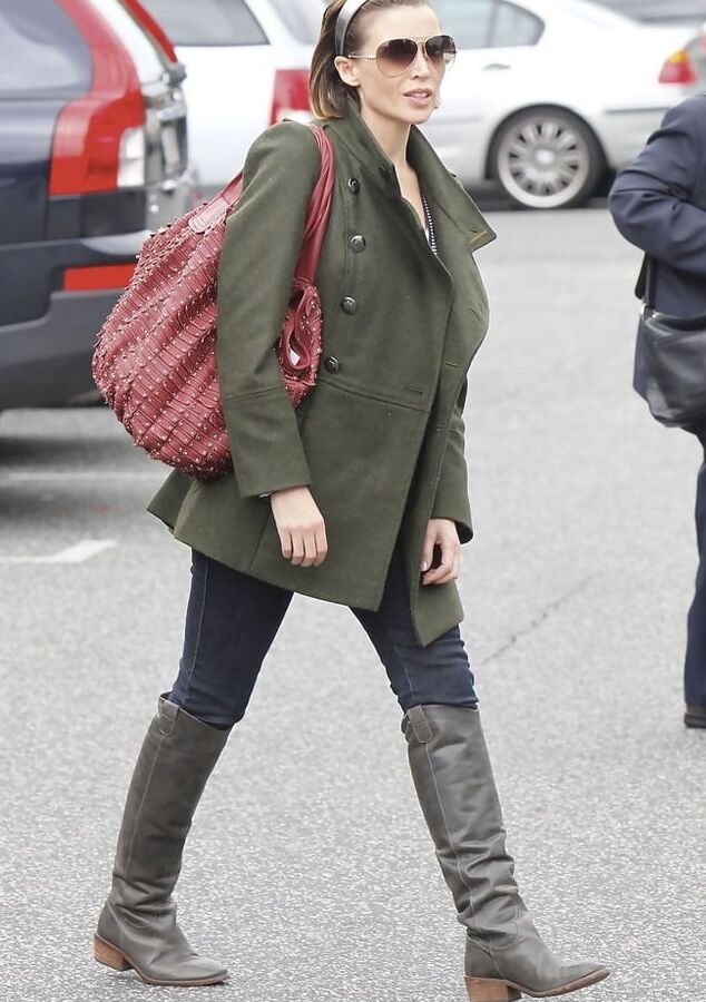 Female Celebrity Boots &amp; Leather - Dannii Minogue