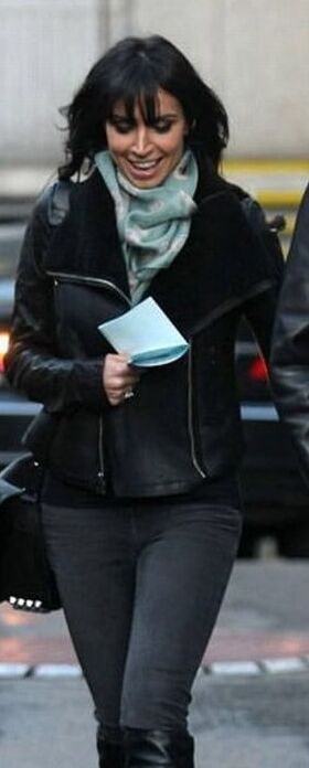 Female Celebrity Boots &amp; Leather - Christine Lampard