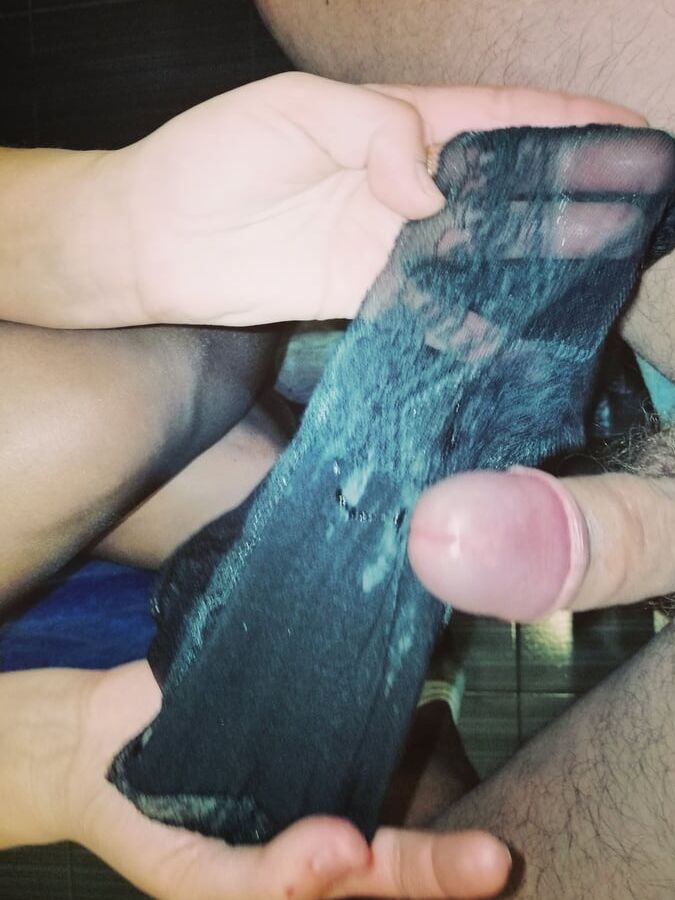 My wife iin stockings