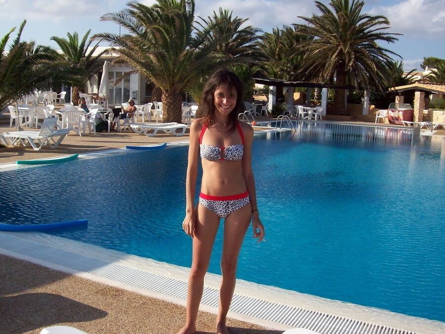 Italian Slut Webwhore Exposed Vacation Brunette Bitch Pig