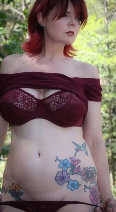 Red hair and tattoos