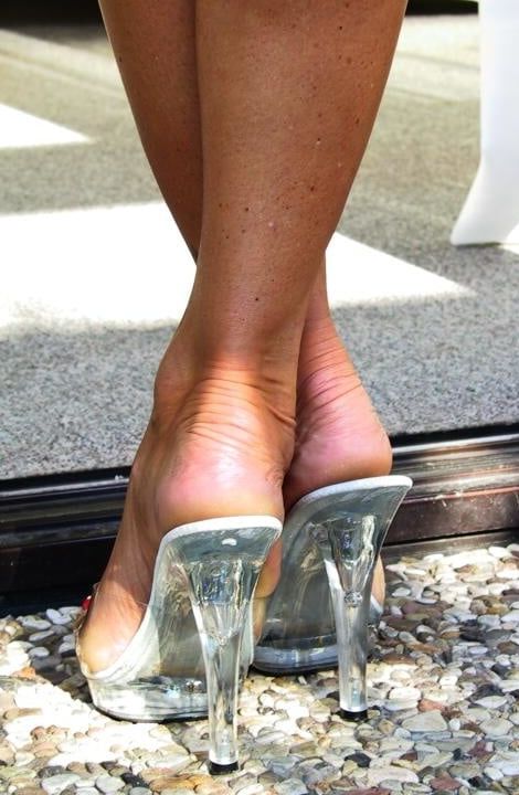 Mature in glass slippers