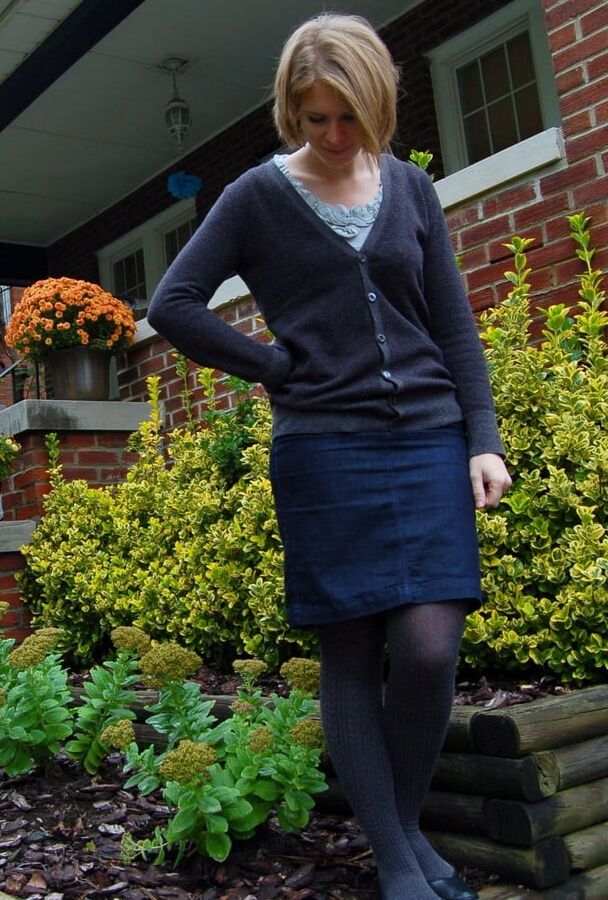 USA Fashionista Wife in Tights