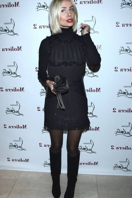 Female Celebrity Boots &amp; Leather - Agnieszka Szulim