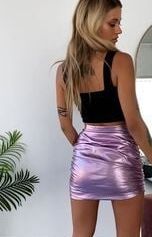 Pink Leather Skirt - by Redbull