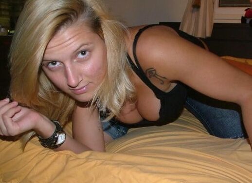 Blonde EXPOSED - name the slut