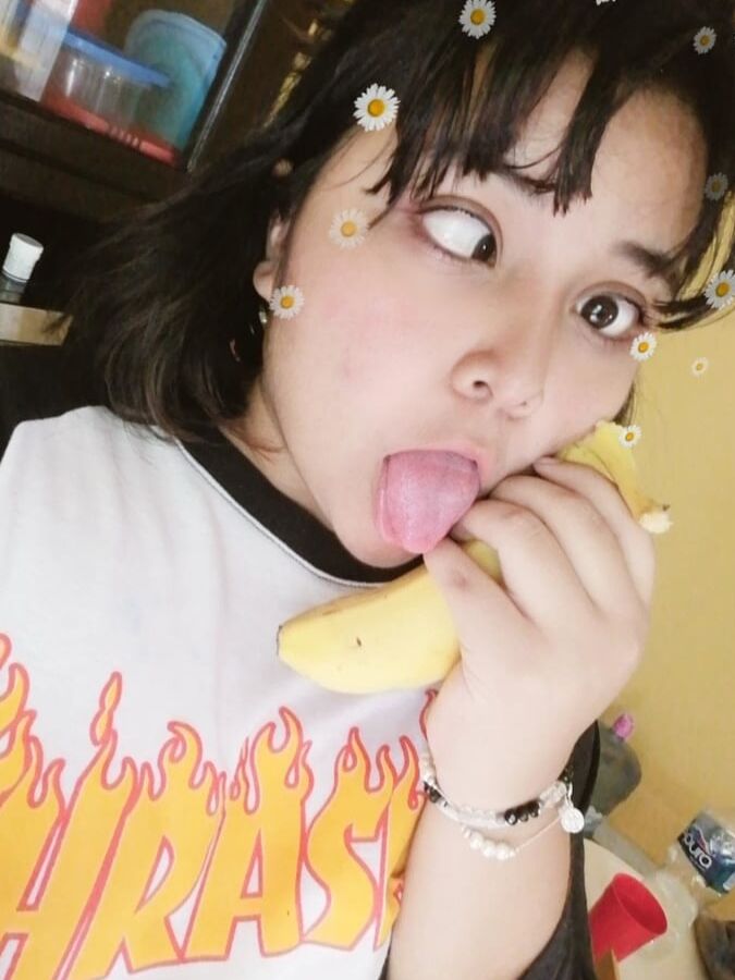Mädchen lieben Bananen