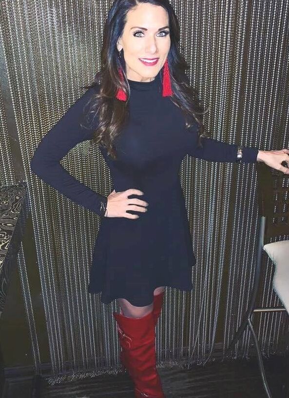 Female Celebrity Boots &amp; Leather - Erin Logan