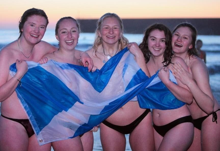 St Andrews skinny dipping