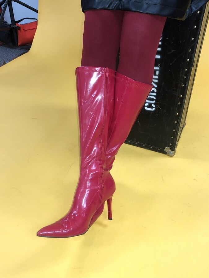 Bootsie in Her Boots and Bondage