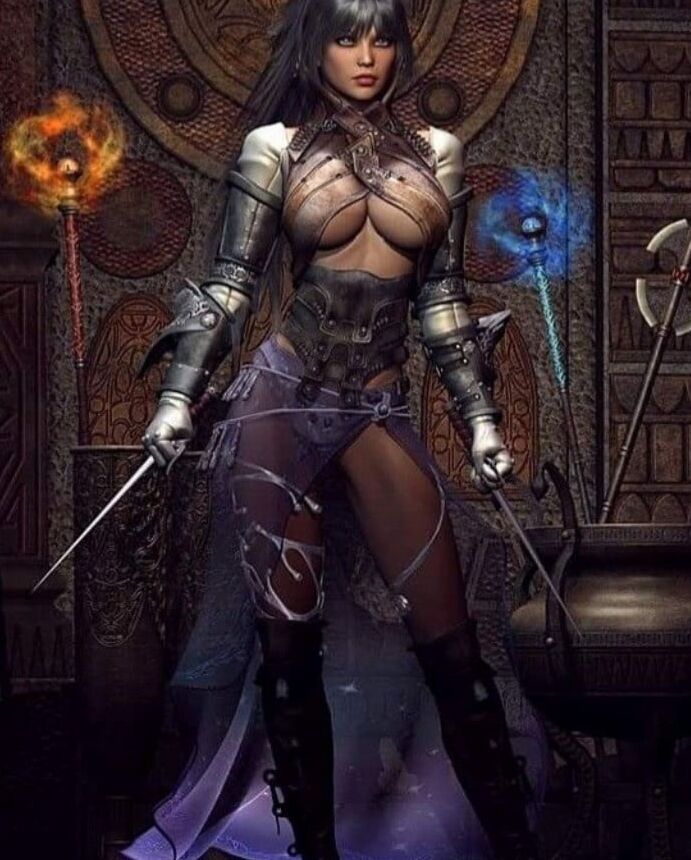 Female fantasy warriors