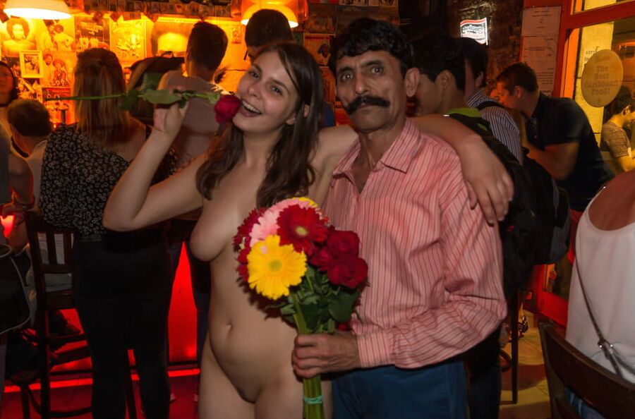 Naked in Barcelona