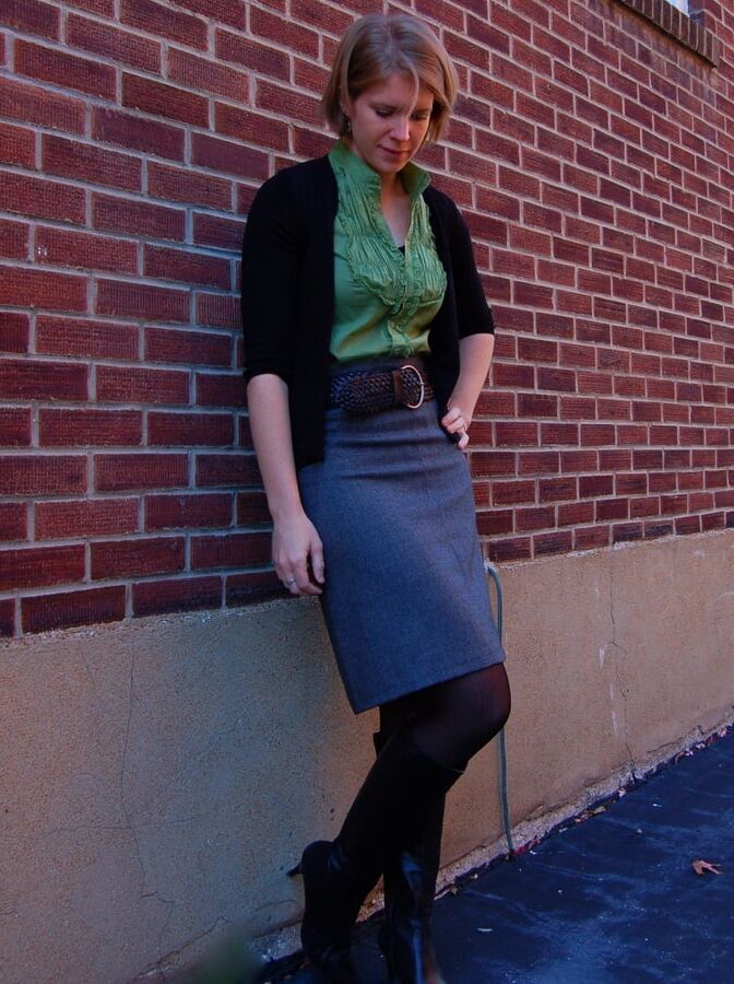USA Fashionista Wife in Tights