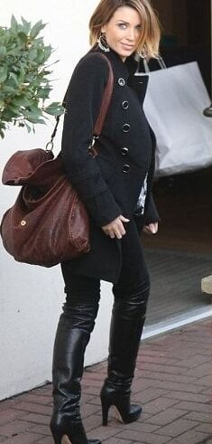 Female Celebrity Boots &amp; Leather - Dannii Minogue