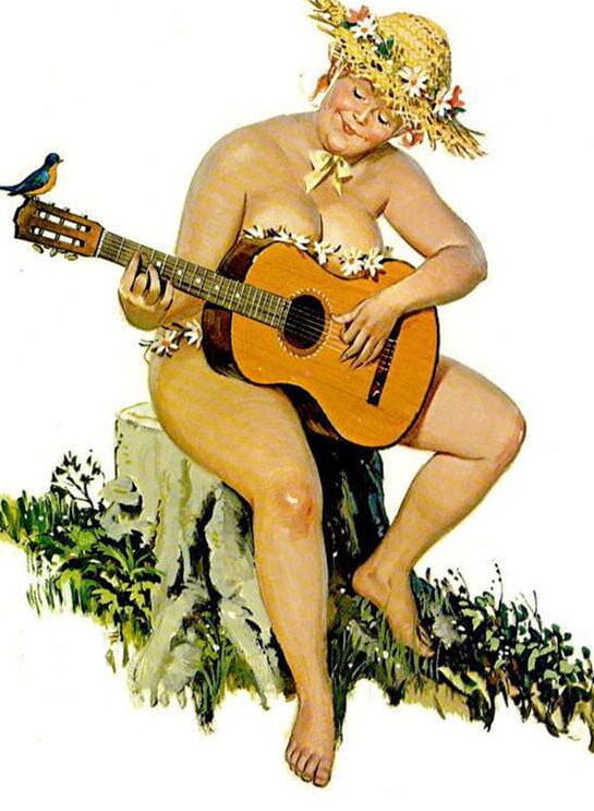 Plus-Size Pin-Up Hilda